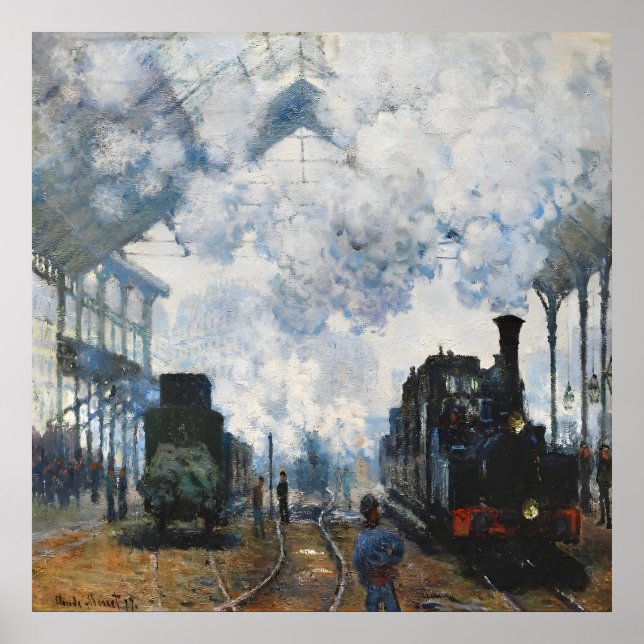 Poster pintura de arte de Claude Monet (Frente)