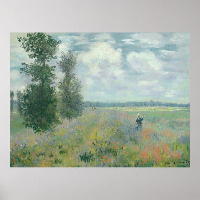 Poster pintura de arte de Claude Monet (Frente)