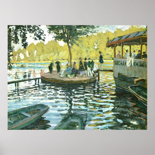 Poster pintura de arte de Claude Monet (Frente)