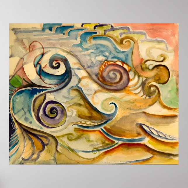 Poster pintura de arte de Walter Anderson (Frente)