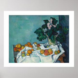 Poster Pintura de Arte Fina Paul Cezanne Natureza Morta