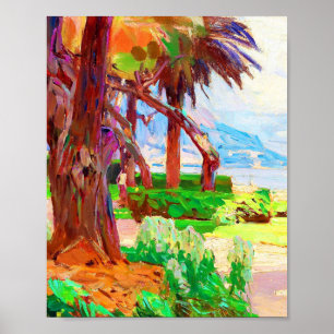 Poster Pintura de arte por Carl Moll