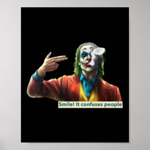 Poster Pintura de brincadeira - Sorria! Confunde o Pessoa