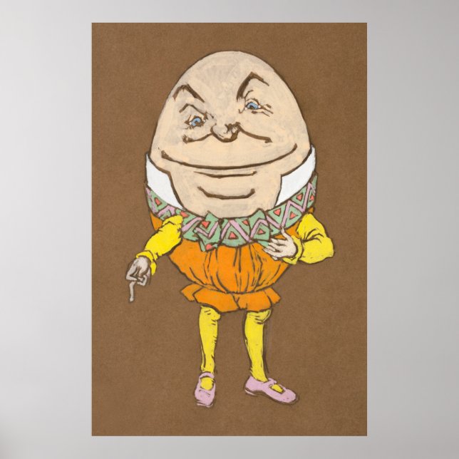 Poster Pintura de Caráter de Alice e Floresta Maravilha-1 (Frente)