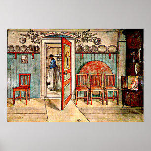 Poster Pintura de Carl Larsson: A Velha Anna