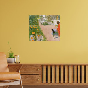 Poster Pintura de Carl Larsson, Ponte,