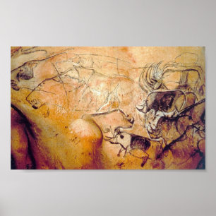Pôster Pintura de caverna de Chauvet