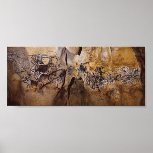 Pôster Pintura de caverna de Chauvet