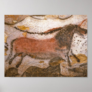Pôster Pintura de caverna de Lascaux