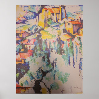 Poster pintura de cezanne - modificada por Mark Pettinell