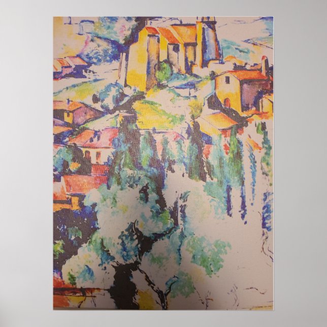 Poster pintura de cezanne - modificada por Mark Pettinell (Frente)