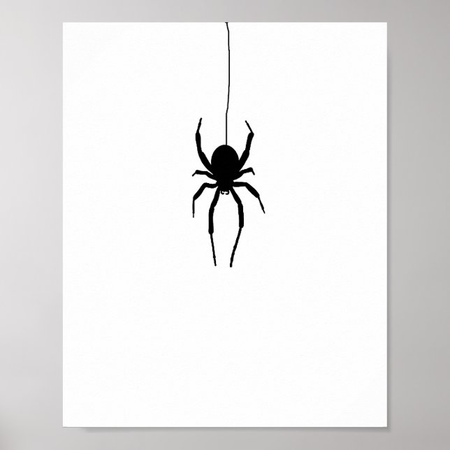 Poster Pintura de Dia das Bruxas de Aranha Aranha-Aranha (Frente)