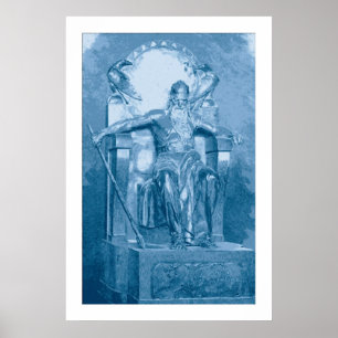 Pôster Pintura de Digitas: Odin