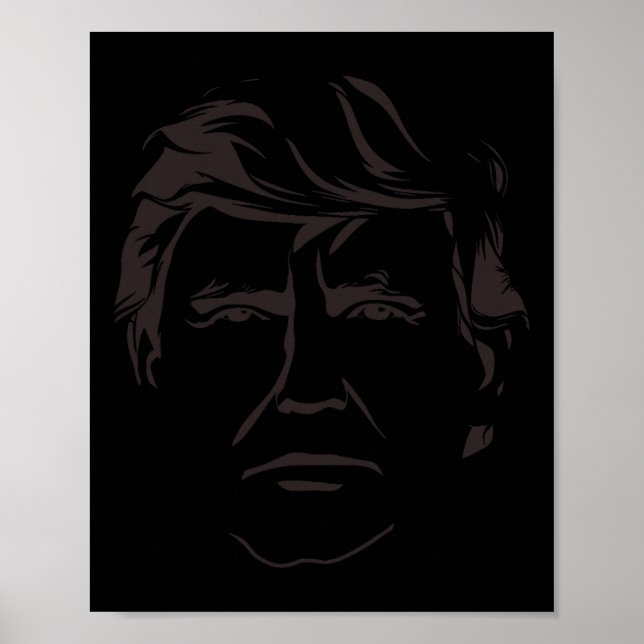 Poster Pintura De Donald Trump (Frente)