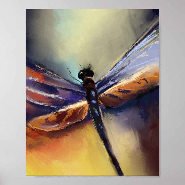 Poster Pintura de Dragonfly (Frente)