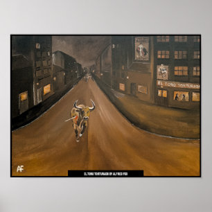 Poster Pintura de El Toro Torturado por Alfred Fox