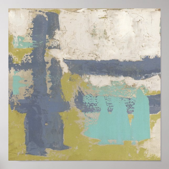 Pôster Pintura de expressão livre moderna (Frente)