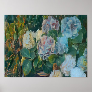 Poster Pintura de flores de verão