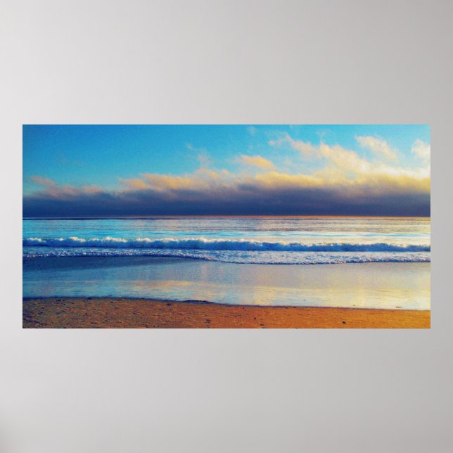 Pôster Pintura de fotos no litoral (Frente)