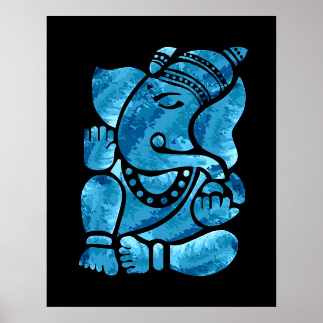 Poster Pintura de Ganesha (Frente)