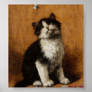 Pôster Pintura de Gatos