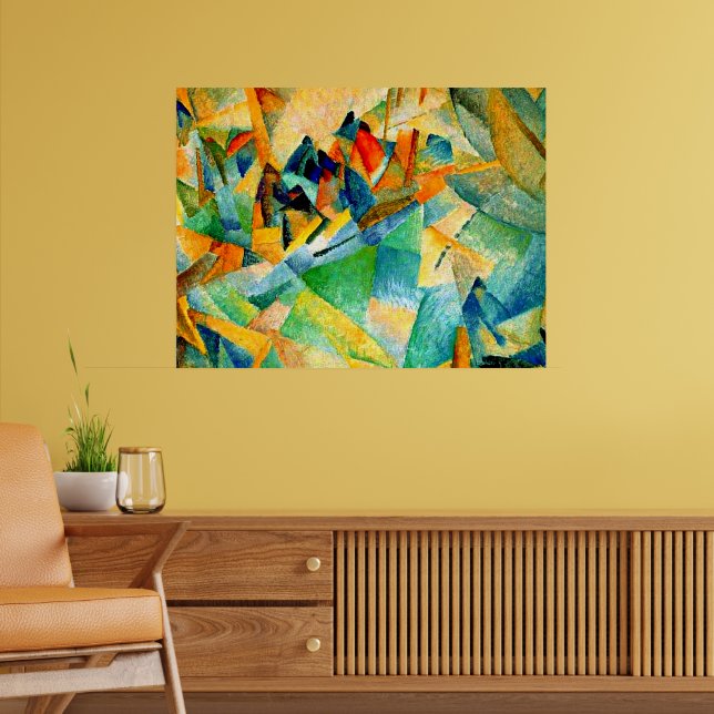 Poster Pintura de Gestel, porto de Mallorca, (Sala de Estar 2)