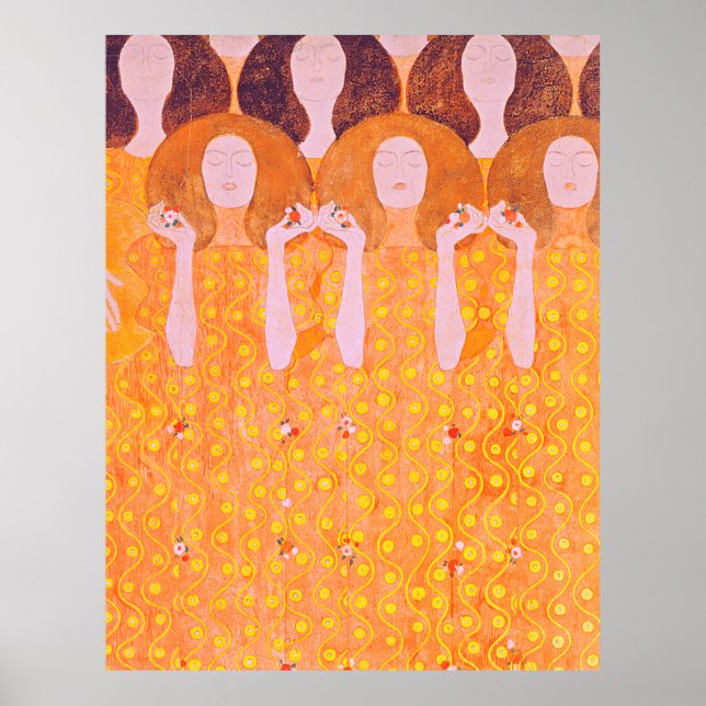 Poster Pintura de Gustav Klimt (Frente)