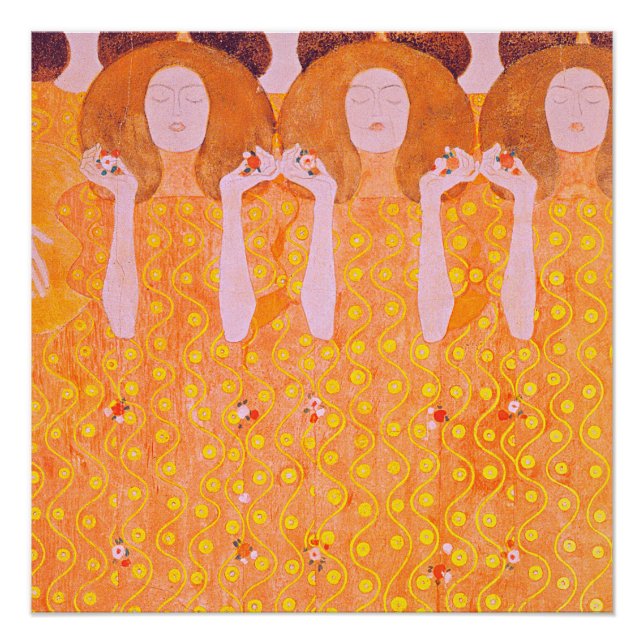 Pôster Pintura de Gustav Klimt (Frente)