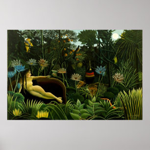 Pôster Pintura de Henri Rousseau