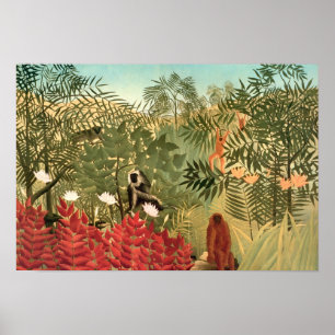 Pôster Pintura de Henri Rousseau