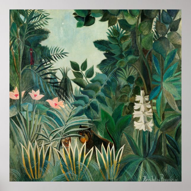 Poster Pintura de Henri Rousseau 1908 (Frente)