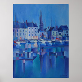 Poster Pintura de Honfleur - Normandia, França