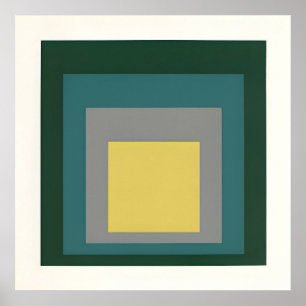 Poster pintura de Josef Albers