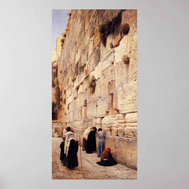 Poster Pintura de Kotel por Gustav Bauernfein - Circa 190 (Frente)
