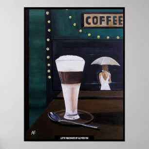 Poster Pintura de Latte Macchiato por Alfred Fox