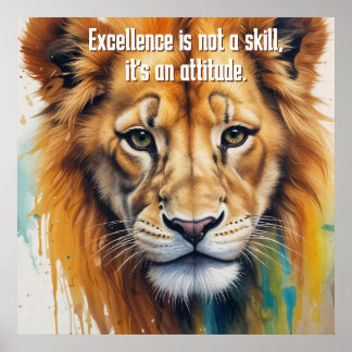 Poster pintura de Leão Wallart