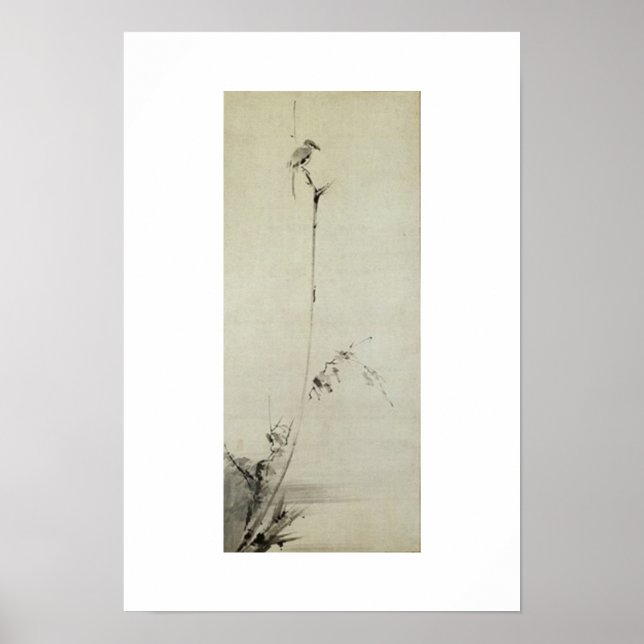 Poster Pintura de Miyamoto Musashi, c. anos 1600 (Frente)