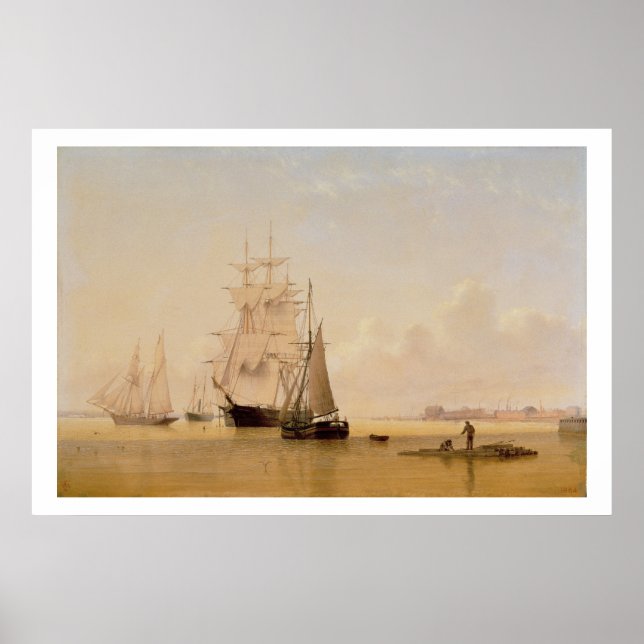 Poster Pintura de navio (óleo na canvas) 2 (Frente)