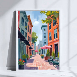 Poster Pintura de Newport Rhode Island