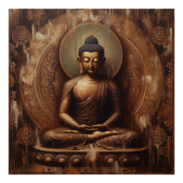 PÔSTER PINTURA DE ÓLEO BUDDHA #10