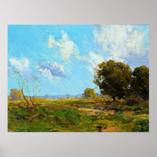 Poster Pintura de Onderdonk, tarde da tarde