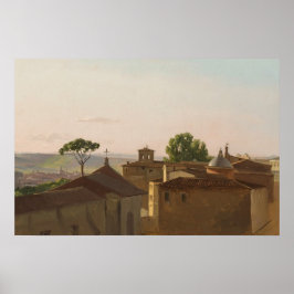 Poster Pintura de Paisagem Vintage