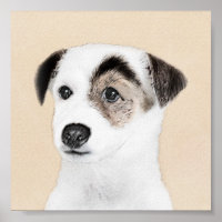 Pintura de Parson Jack Russell Terrier - Arte Cani
