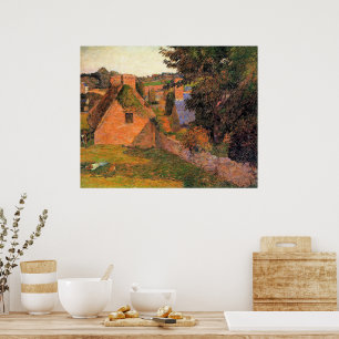 Poster pintura de Paul Gauguin, Campo Lollichon,