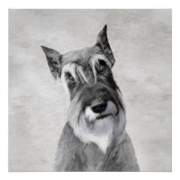 Pintura de Schnauzer (Giant) - Arte Canina