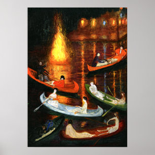 Pôster Pintura de Stettheimer, Destino no Lago