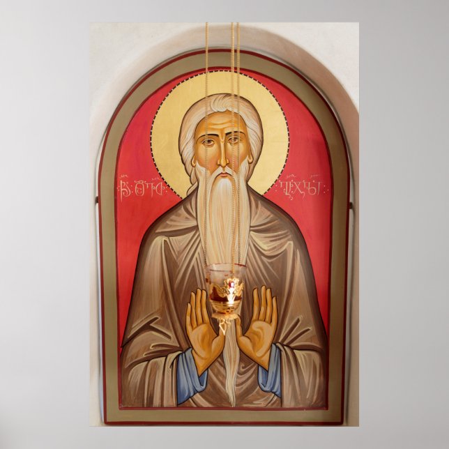 Poster Pintura De Um Santo Idoso (Frente)