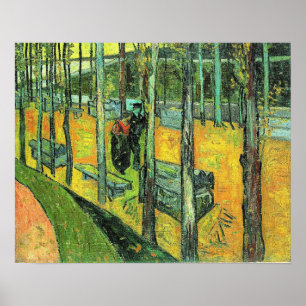 Poster Pintura de Van Gogh, Alychamps, outono