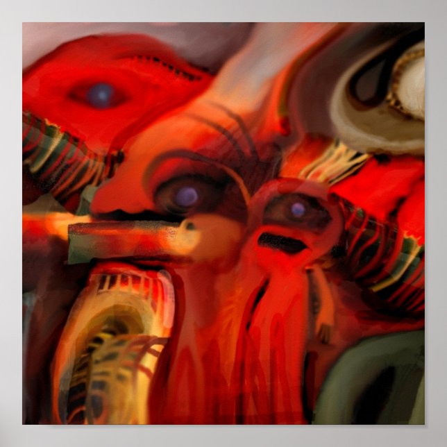 Poster Pintura digital realizada en Photoshop con tablete (Frente)