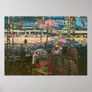 Poster Pintura do Abstrato Casal do  de Anel